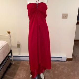Red Halter Dress